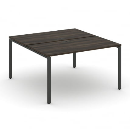 Рабочая станция двухсторонняя на 2 места CONCEPT CN.DRS-001 Дуб Мали Антрацит_0