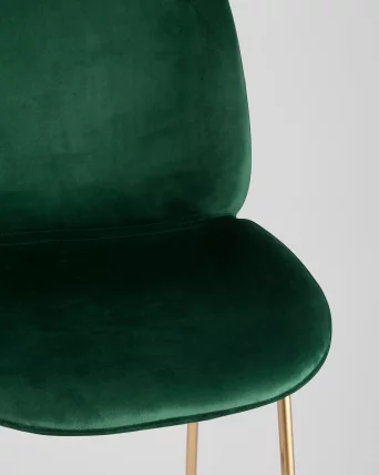 Стул барный Beetle Lite PU со спинкой Изумрудный_7