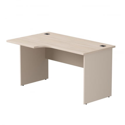 Стол эргономичный с опорами ЛДСП Everprof EVO 254S013 (левый) Дуб Соната Кашемир_0