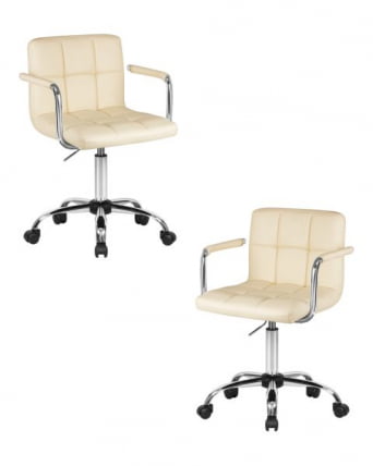 Офисное кресло для персонала ДОБРИН ТЕРРЙ (кремовый) 2 шт / DOBRIN TERRY_0