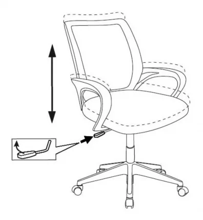 Кресло детское Бюрократ BUROKIDS 1 SPACEMAN_5