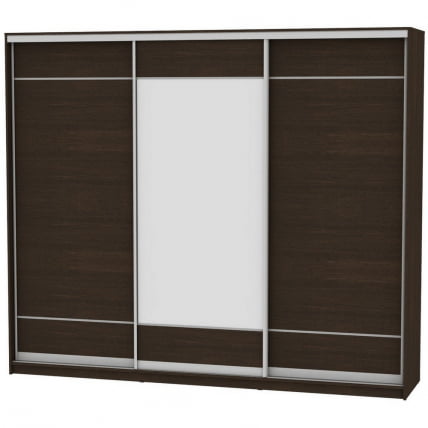 Шкаф-купе B-220х270х60-1(Венге-D7D8D7)_0