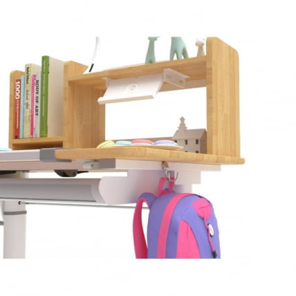 Стол письменный детский с регулировкой высоты и полками EUREKA ECD-XYL-80_9