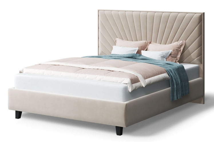 Кровать Леона, 2000 x 1200 мм, бежевый_0