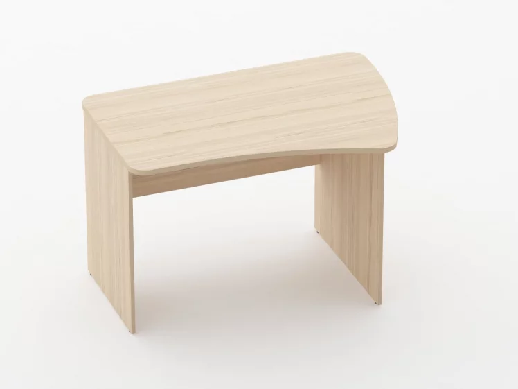 Стол эргономичный Glassy 1.12.12Пр Бук светлый_0