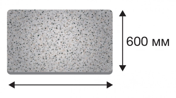 Крышка стола в размер прямая от 1510 до 3000 СЗ(п)40_60-299 Дуб сонома трюфель_0