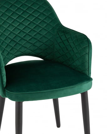 Стул Венера NEW диамант велюр Изумрудный_1
