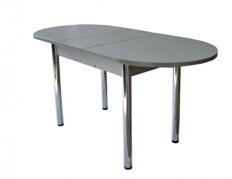 Стол обеденный Универсальный 32мм ХРОМ мет.напр. 3 кат. 1006 круги ЛДСП венге_2