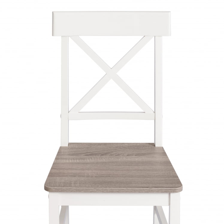 Обеденный комплект Хадсон (стол + 4 стула)/ Hudson Dining Set (mod.0104) МДФ/тополь/меламин, стол: 118х74х73 см, стул: 42,5x46,5x93,5 см, white (белый) / grey (серый)_6