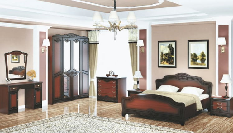 Комплект мебели для спальни Лотос  №1 Орех_0