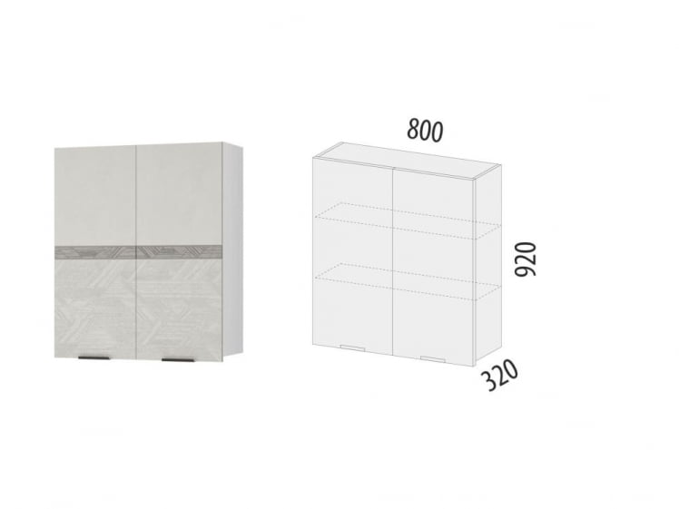 Шкаф кухонный Бостон 104.11_4