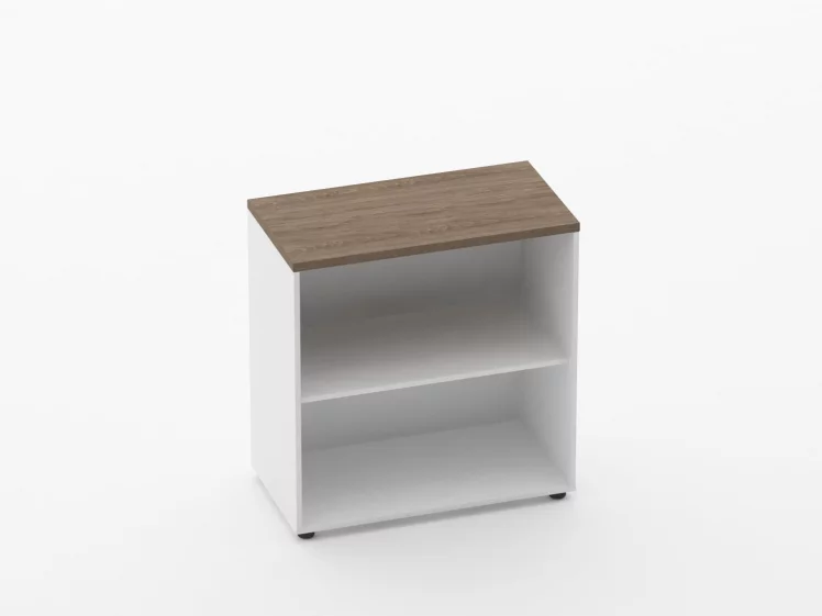 Шкаф 1 широкий открытый Deka 10.08.101 Дуб Верцаска/Белый_0