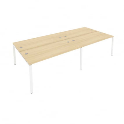 Рабочая станция на 4 раб.места Metal System Б.СМ-4.4 Акация/Белый_0