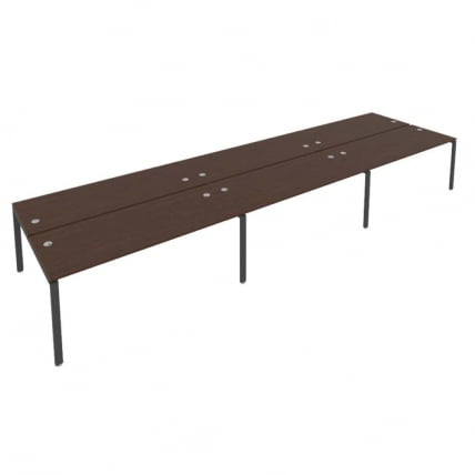 Рабочая станция на 6 раб.места Metal System Б.СМ-6.5 Венге/Антрацит_0