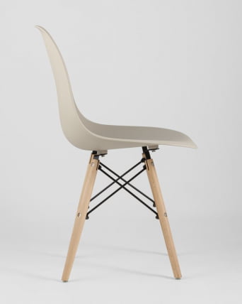 Стул Eames Style DSW бежевый (разборный каркас)_15