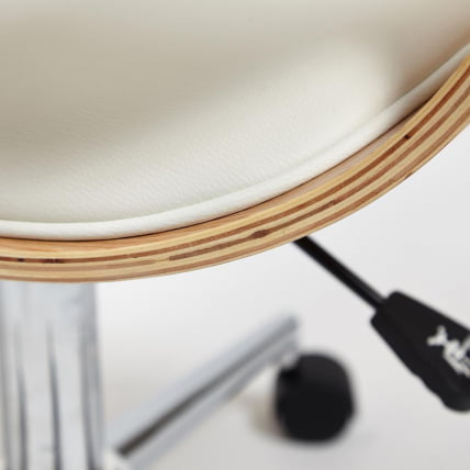 Кресло ВИМТА натуральный, кож/зам белый / VIMTA_4