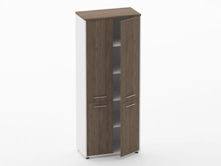 Шкаф 4 широкий закрытый, 4 двери Deka 10.19.151 Дуб Верцаска/Белый_1