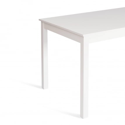 Обеденный комплект Хадсон (стол + 4 стула)/ Hudson Dining Set (mod.0102) МДФ/тополь/меламин, стол: 118х74х73 см, стул: 42,5x46,5x93,5 см, White (белый)_2