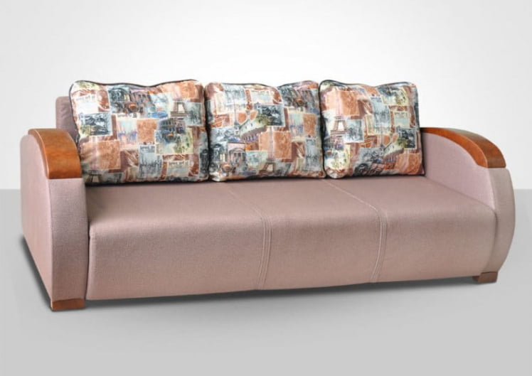 Диван-кровать Европа-2 замша 426-2 замша 509-2 каролина кофе_0