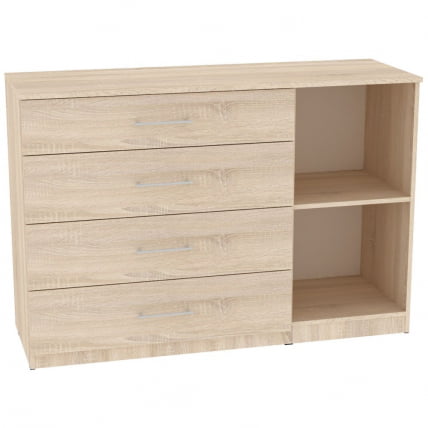 Комод Калисто(K45)923х1352х468ручкарейлинг160мм(Белый)_1