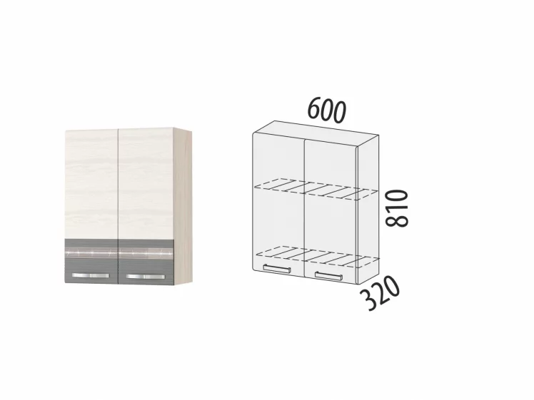 Шкаф-сушка Графит 74.01 Сосна Астрид/Ваниль/Графит_1
