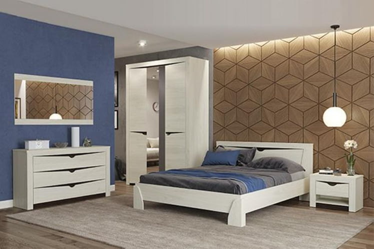 Тумба под ТВ Лючия 33.17 Бетон пайн белый Венге_2