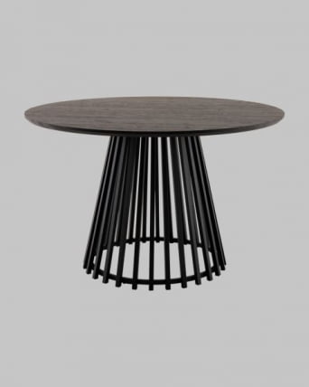 Стол обеденный Daphne 120*75 см темное дерево_2