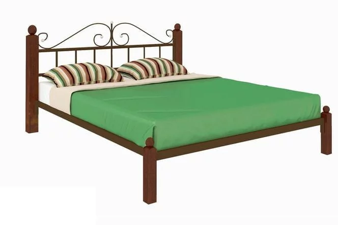 Кровать Диана Lux 1200х2000 Коричневая_0