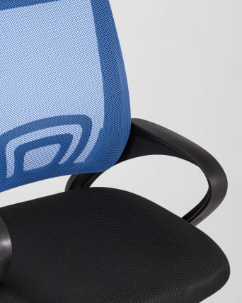 Компьютерное кресло TopChairs Simple Синее_7