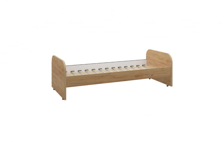 Кровать выкатная для кровати-чердака Урбан ЛД 528.220.000 Дуб Золотой/Белый_0