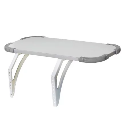 Полка навесная с проставкой Polka_bz 3/550 Белая Серая_0