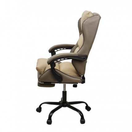 Кресло 897 KINGQUEEN, цвет светло-серый/бежевый, 897-lgray-beige_2