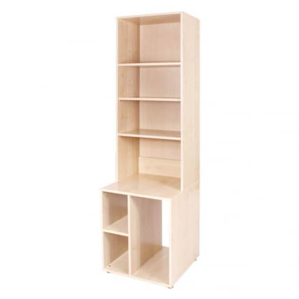 Стеллаж с тумбой под системный блок Modul 3 Клен СМД.01/СМД.03_0