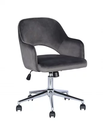 Компьютерное кресло Кларк велюр Серый_0