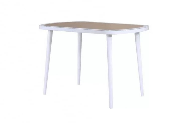 Стол Сочи-3 Белый Крокодил капучино_0