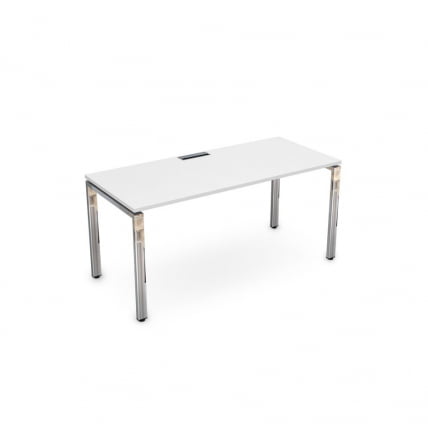 Стол рабочий, прямолинейный GLOSS LINE НСР-П.008.1 Белый Премиум_2