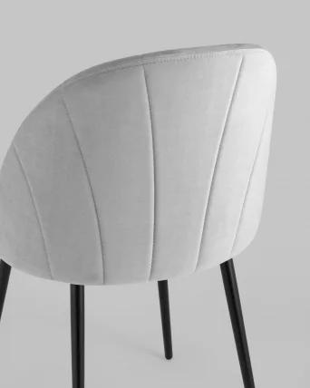 Стул для кухни Логан NEW велюр Светло-серый_6