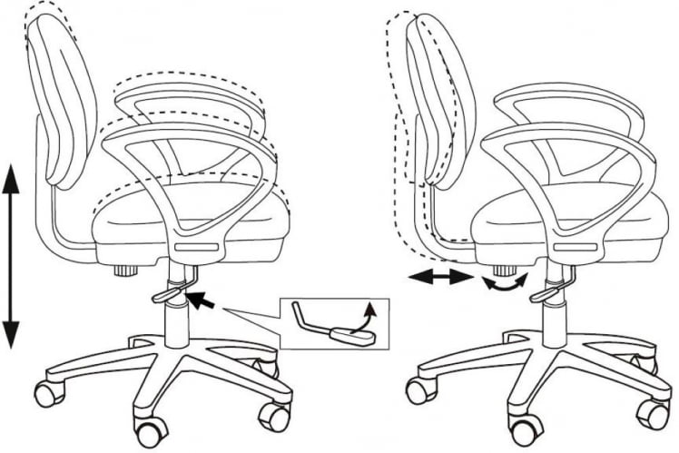 Кресло детское Бюрократ KD-3/WH/ARM/STICK-VI_5