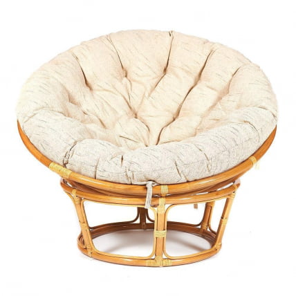 Кресло PAPASAN 23/01 W /с подушкой/ диаметр подушки 129 см, 115х101х104 см, Honey (мед), ткань Старт_6