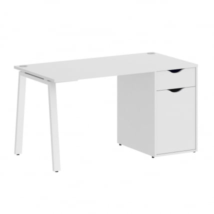 Стол письменный HOME OFFICE VR.SP-3-138.1.A Белый/Белый металл_0