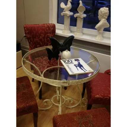 Стол Ривьера круглый д-800мм х-750мм цвет №7 / d-800мм h-750мм_1