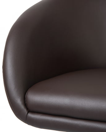 Офисное кресло для персонала ДОБРИН БОББЙ Коричневый / DOBRIN BOBBY_5