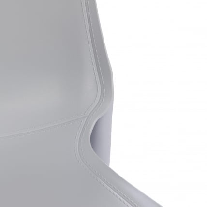 Стул GENIUS (mod 75) металл/пластик, 46x56x84cм, серый/ножки хром_6