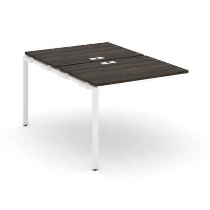 Двойной наборный элемент рабочей станции CONCEPT CN.DNRS-001 Дуб Мали Белый_0