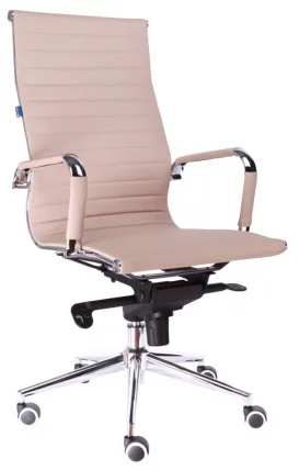 Кресло руководителя Everprof Rio М экокожа Бежевый_0