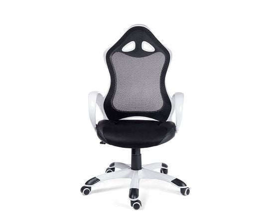 Кресло офисное Тесла Белый/Черный_1