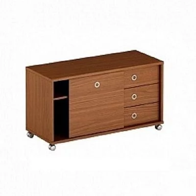 Тумба мобильная с дверью купе В 202.1 Бургунди_0