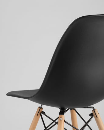 Стул Eames Style DSW черный 4 шт. комплект (разборный каркас)_8