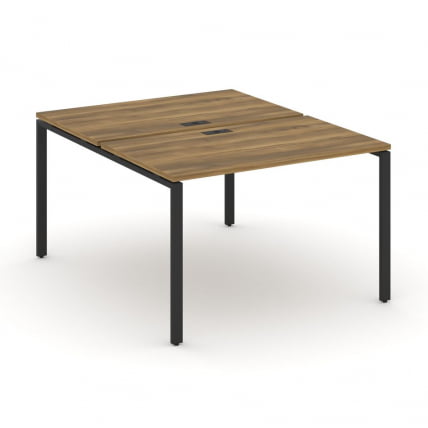 Рабочая станция двухсторонняя на 2 места CONCEPT CN.DRS-002 Сандал Янтарный Черный_0