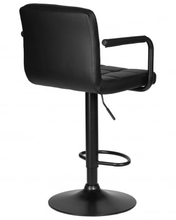 Стул барный DOBRIN KRUGER ARM BLACK (черный)_3